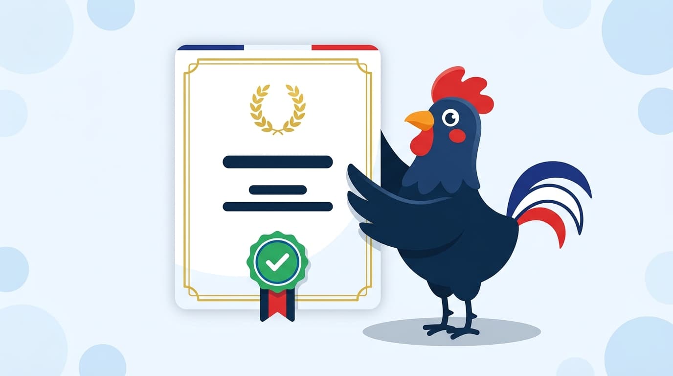 Attestation de réussite à l'examen civique