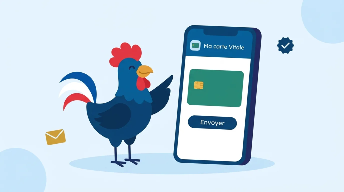 Demande de carte Vitale en ligne via le compte ameli