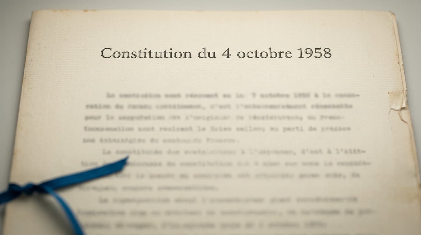 Constitution de 1958