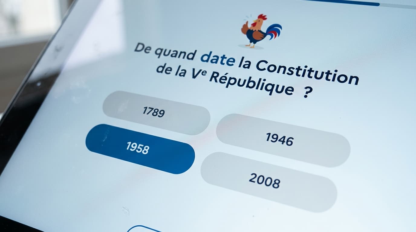 Questions sur la Constitution à l'examen civique
