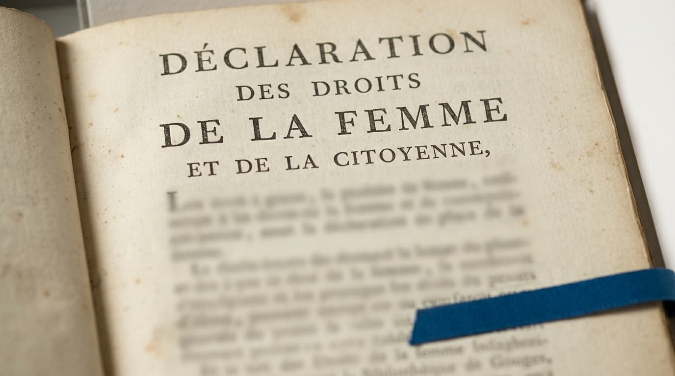 Olympe de Gouges et la Déclaration des droits de la femme de 1791