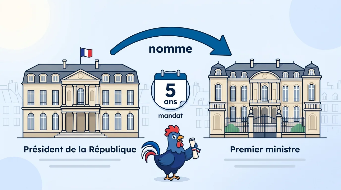 Exemples de questions sur les institutions françaises