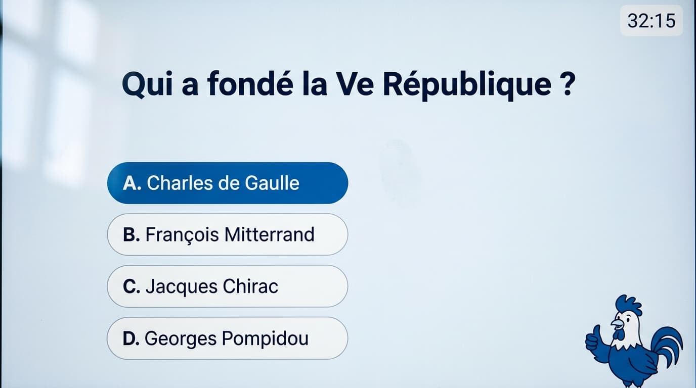 Questions sur les présidents à l'examen civique