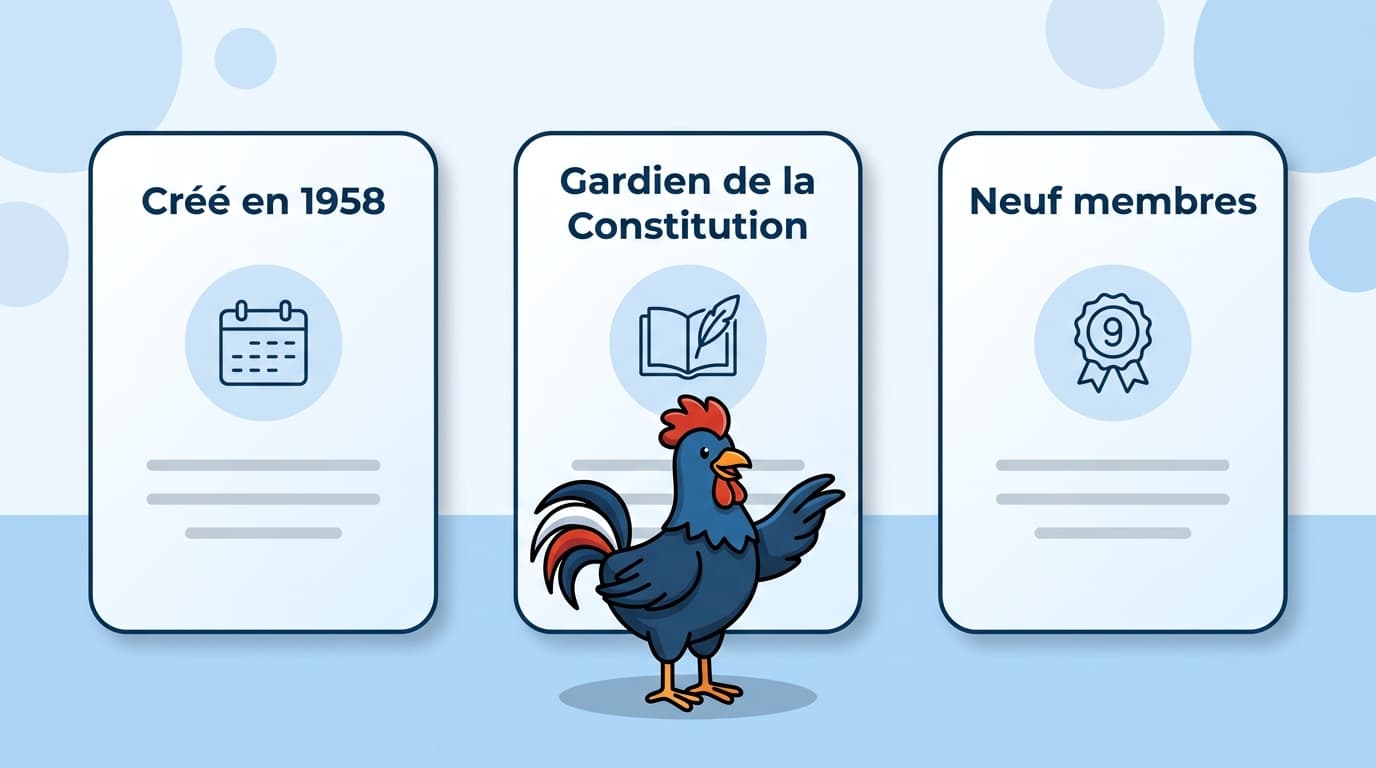 Le Conseil constitutionnel, gardien de la Constitution depuis 1958