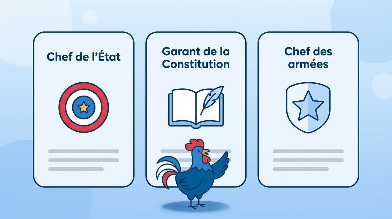 Les trois missions du président de la République